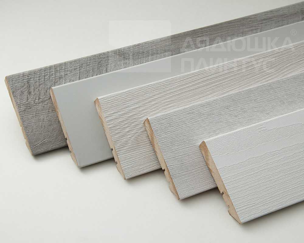 Плинтус МДФ Волшебная палочка. Гарден .145 Белоснежный ясень