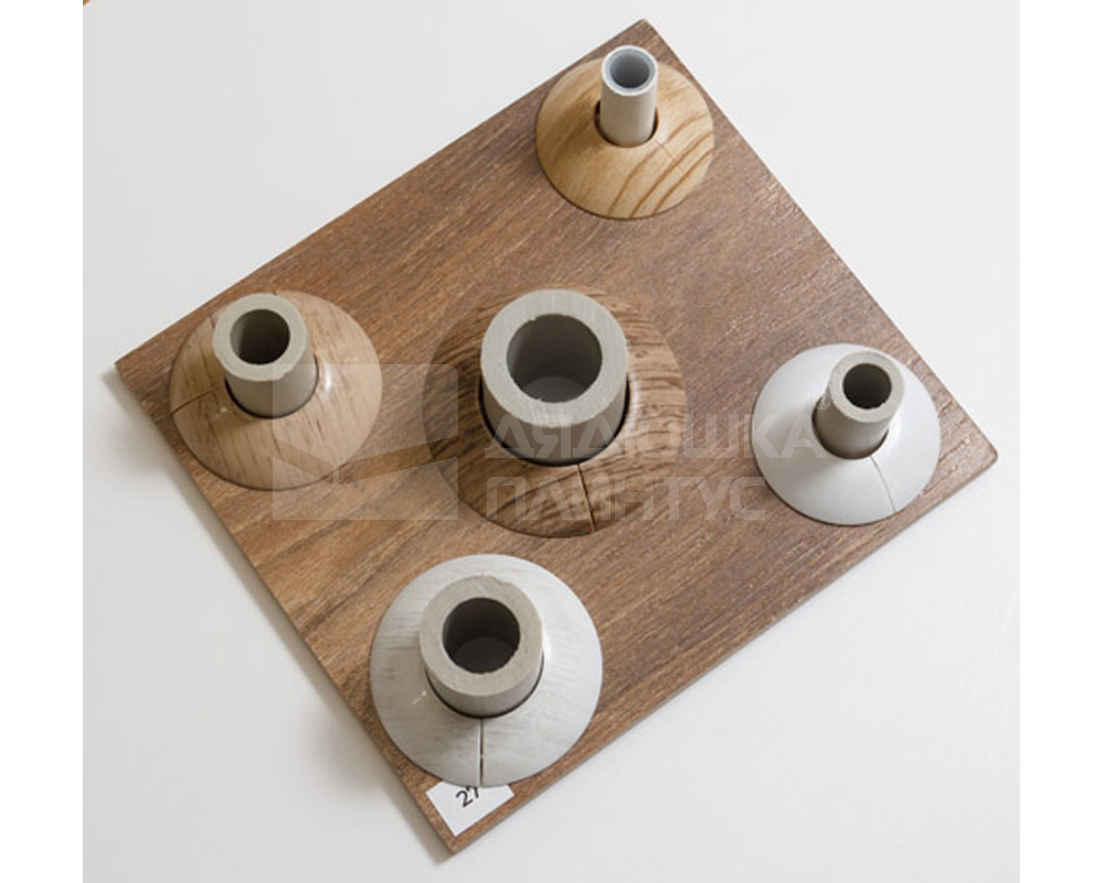 Обвод для труб 1/2 ПВХ ИДЕАЛ 22мм 203 Дуб Беленый