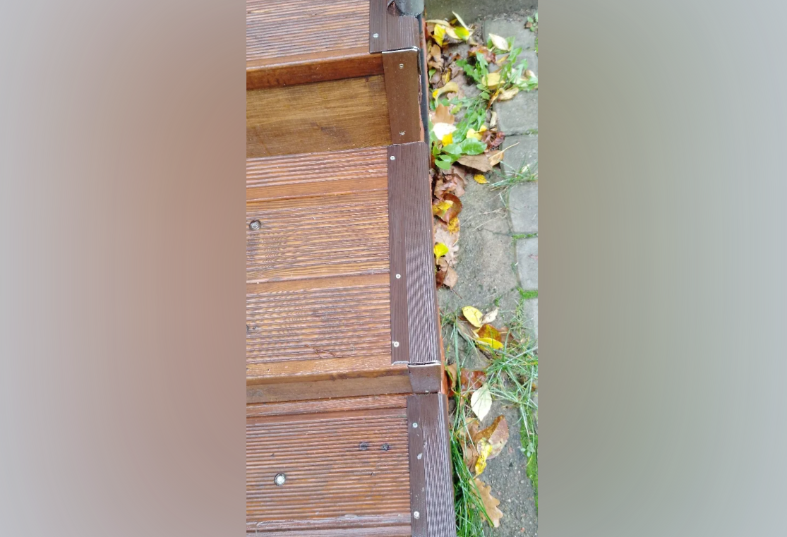 Порог угловой ПУ 02.1800.105 Дуб арктик