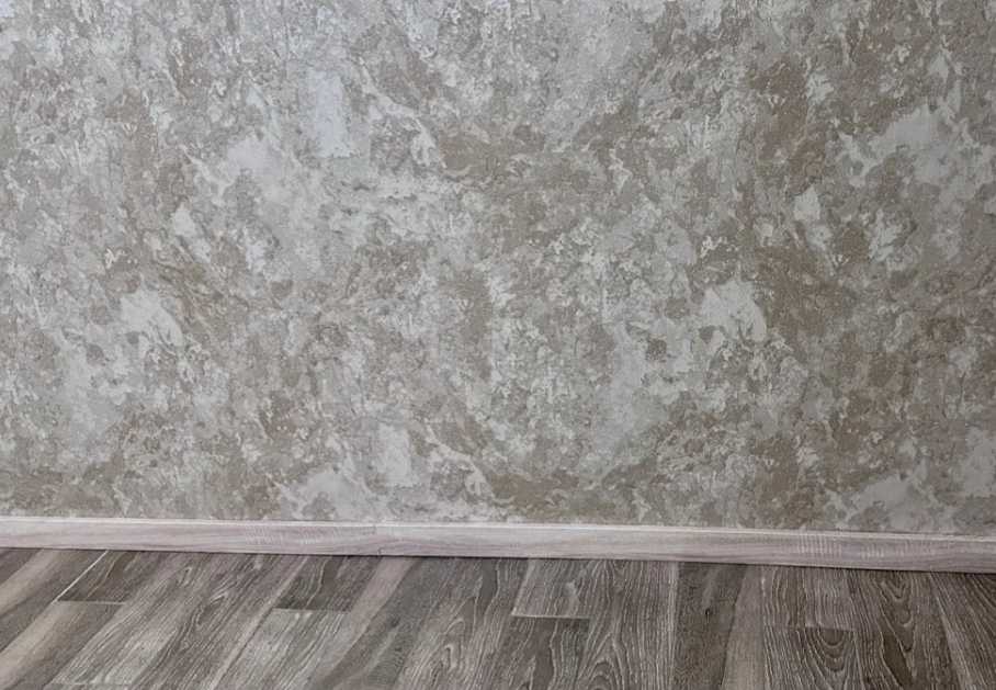 Плинтус МДФ Волшебная палочка Гарден 60 мм.228 Дуб Слоновая кость