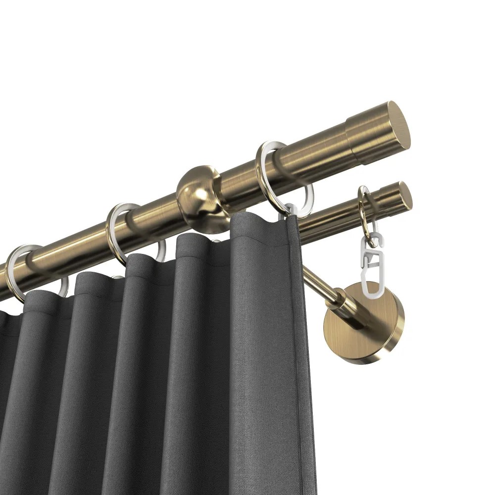 Карниз двухрядный кованый УЮТ d25мм 3,2м Бронза