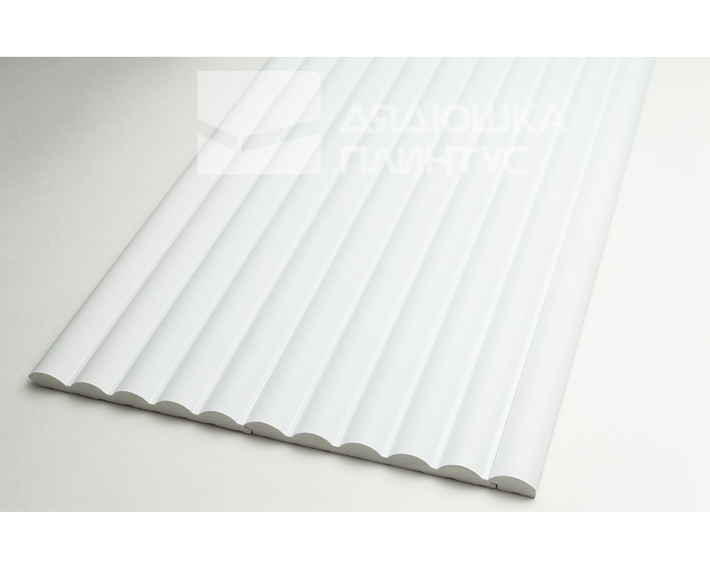 Стеновая панель 3D СОЛИД 4 UHD 07/130 130*2800 белая