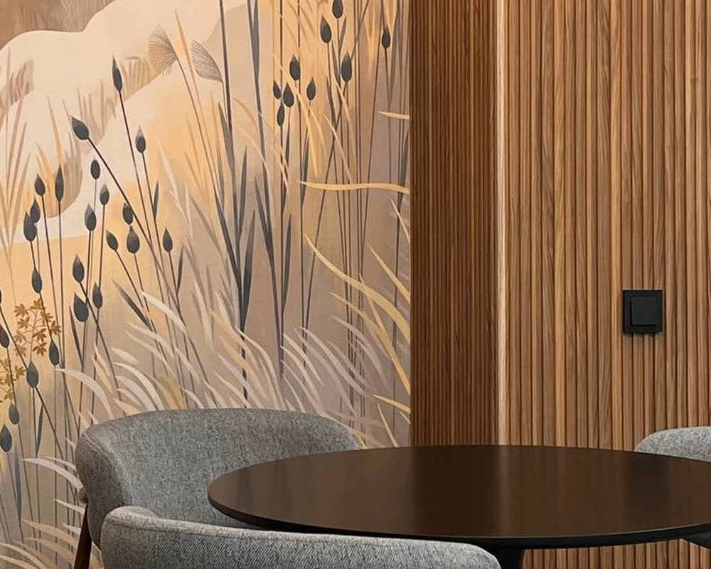 Панель МДФ ACUPAN 61.08.122505.92 зубья 12х122х2760 мм Орех светлый