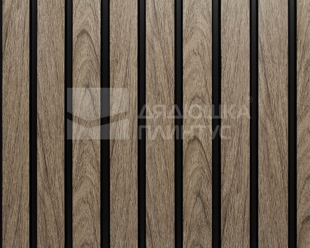 Панель вспененный полистирол ГРЕЙС 3D RAIL 120*2700 мм. Дуб антик