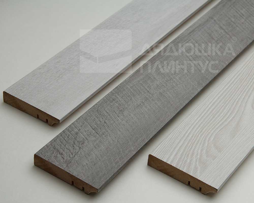 Плинтус МДФ Волшебная палочка. Гарден .203 Дуб белый