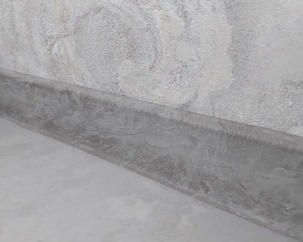 Плинтус ПВХ Salag Lima 72мм 2,5м. Дуб Кембридж