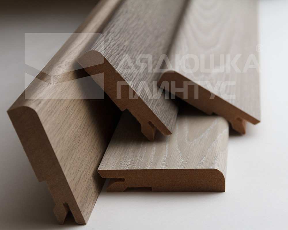 Плинтус МДФ Лука Пл 100-1МДФ.2700.Point line 24071 Торос грей