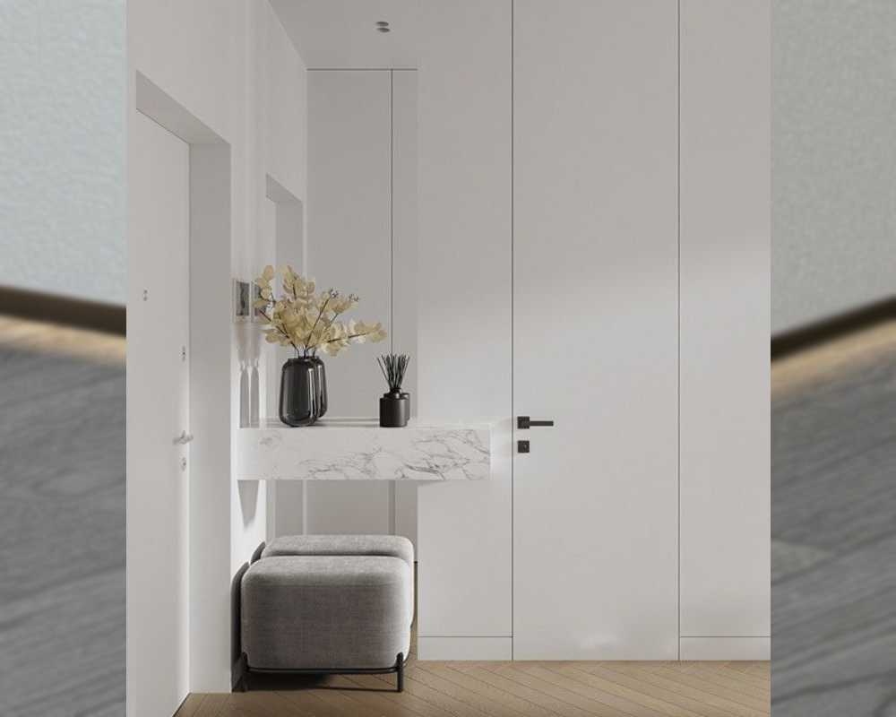 Профиль НЕПЛИНТУС 60х15х2000мм PKINSAA 60 Серебро матовое