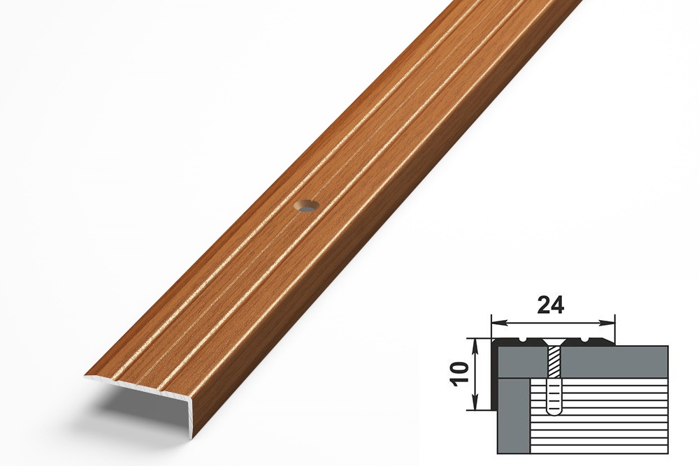 Порог угловой ПУ 01.2700.292 Вишня