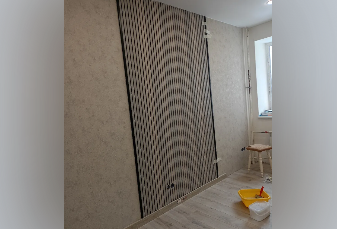 Панель вспененный полистирол ГРЕЙС 3D RAIL 120*2700 мм. Дуб антик