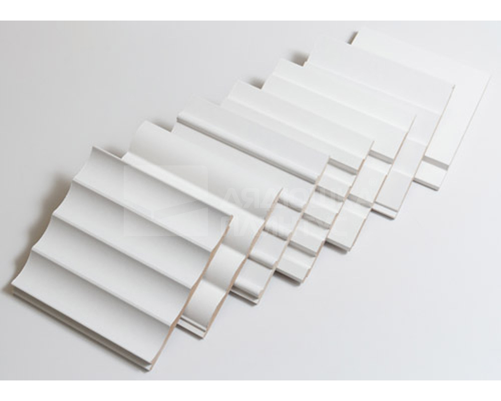 Стеновая панель МДФ. 2760*122*12мм AP122502.91 Белый под покраску