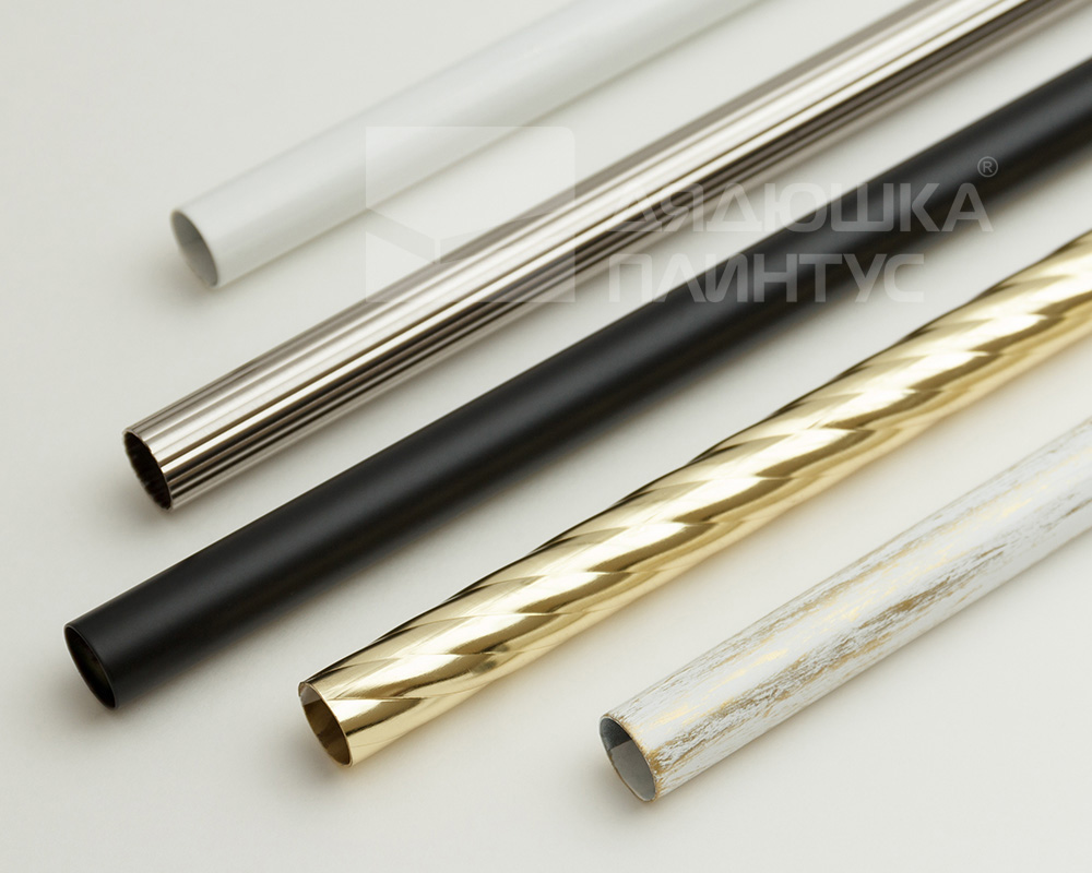 Карниз двухрядный кованый УЮТ d16мм 2,4м Сталь