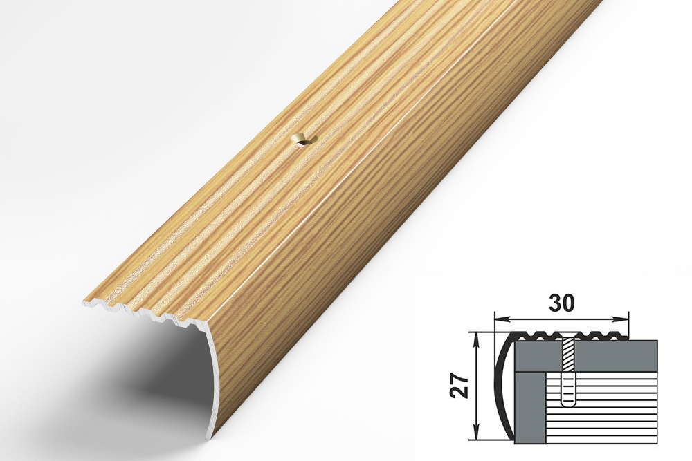 Порог угловой ПУ 04.1800.076 Бамбук