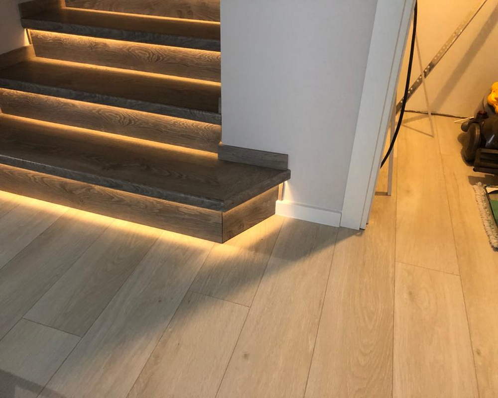 Плинтус ХДФ Dollken Cubu Flex Life 80мм х 2,5 м 1005 Белый RAL 9003