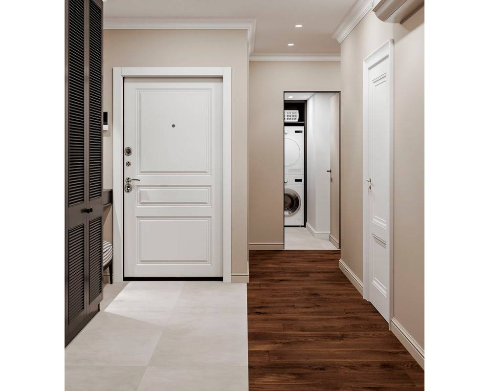 Плинтус из полистирола высокой плотности HI WOOD B80A 80мм х 12,5мм х 2,0м.