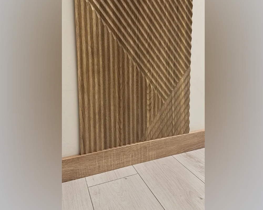 Плинтус напольный Salag Alpha 80 Королевский Дуб 2,4м