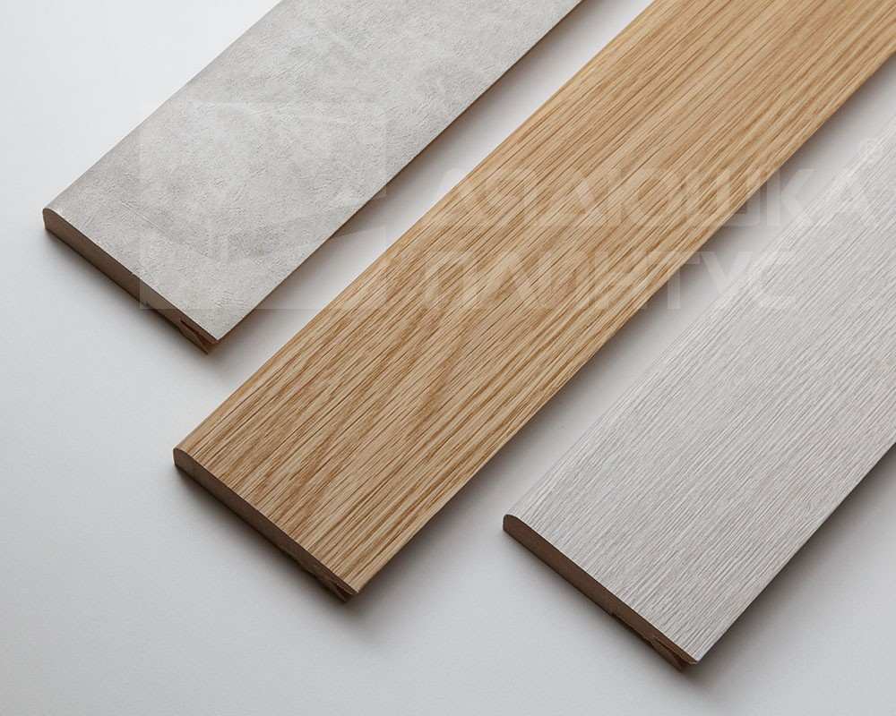 Плинтус МДФ Лука Пл 80МДФ.2700.Point line 24069 Кварц грей