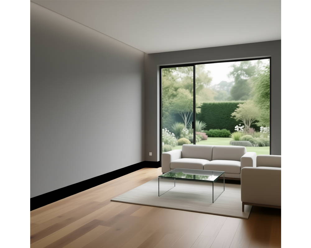 Плинтус из полистирола высокой плотности HI-WOOD B70 70х10,5мм 2,0м