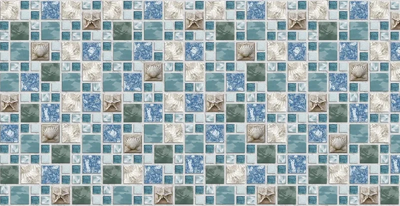 Панель ПВХ ГРЕЙС 955*480 10шт/уп Мозаика Морской бриз. Цена указана за 4,7 м²