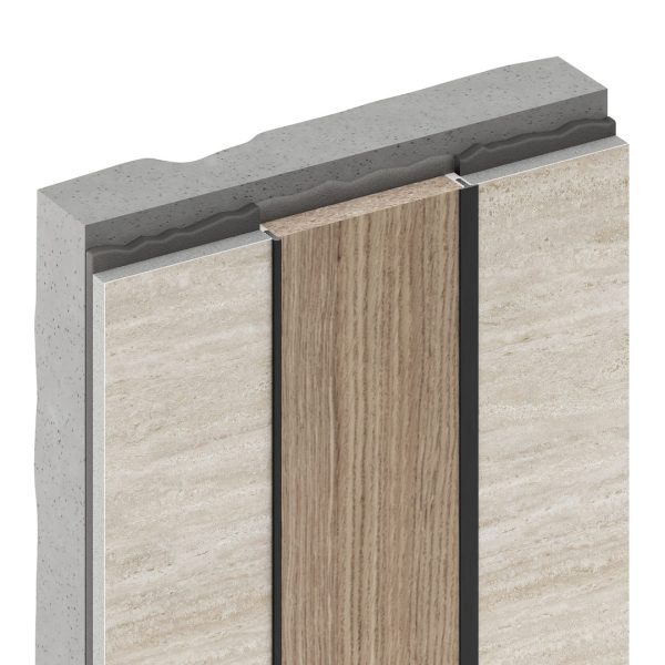 Теневой профиль Decaro Engineering D009.3A Латунь 3,0 м