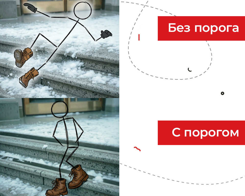 Порог одноуровневый ПС 08.900.04л Бронза анод